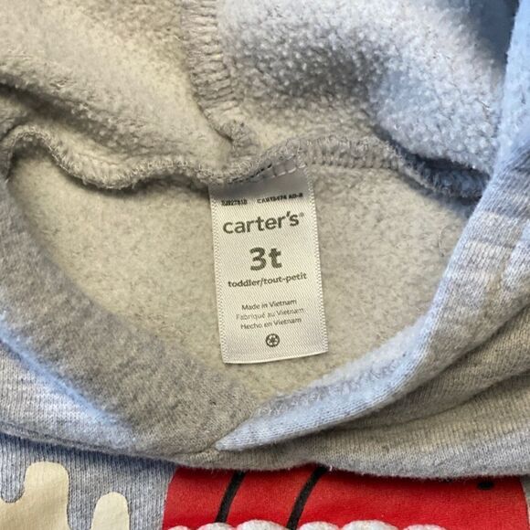 Carter’s Christmas Moose Pullover Hoodie - Picture 4 of 5